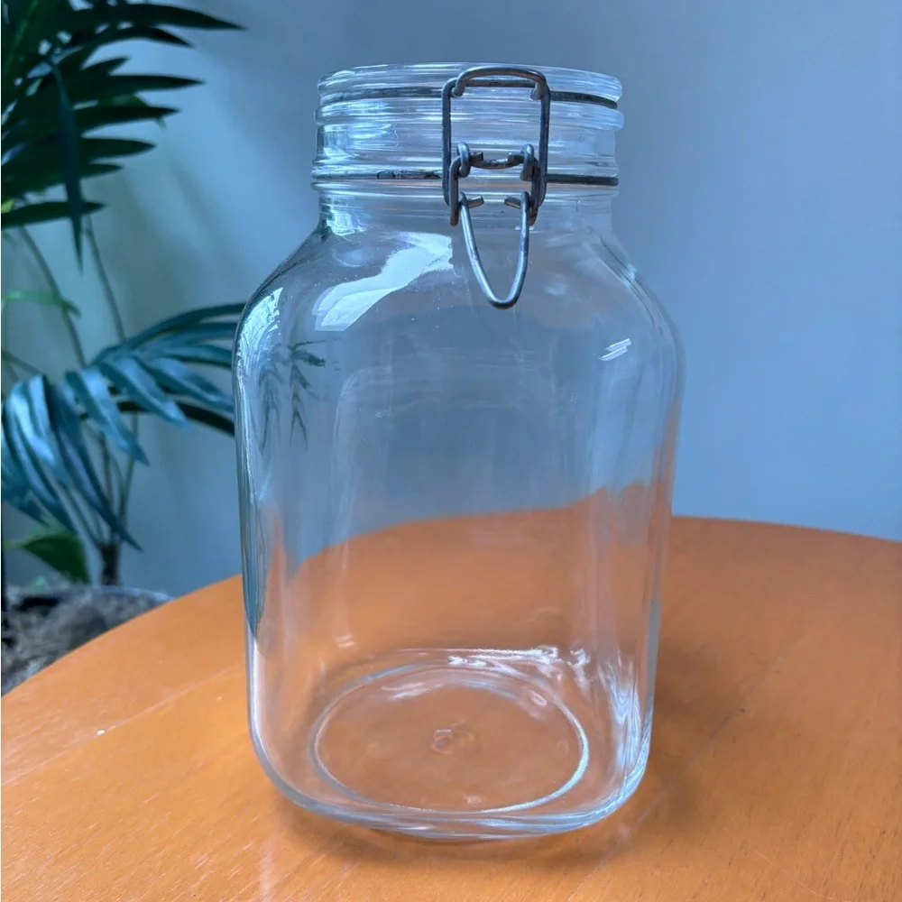 Vintage Bormioli Rocco canning jar